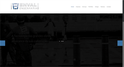 Desktop Screenshot of envalengenharia.com.br